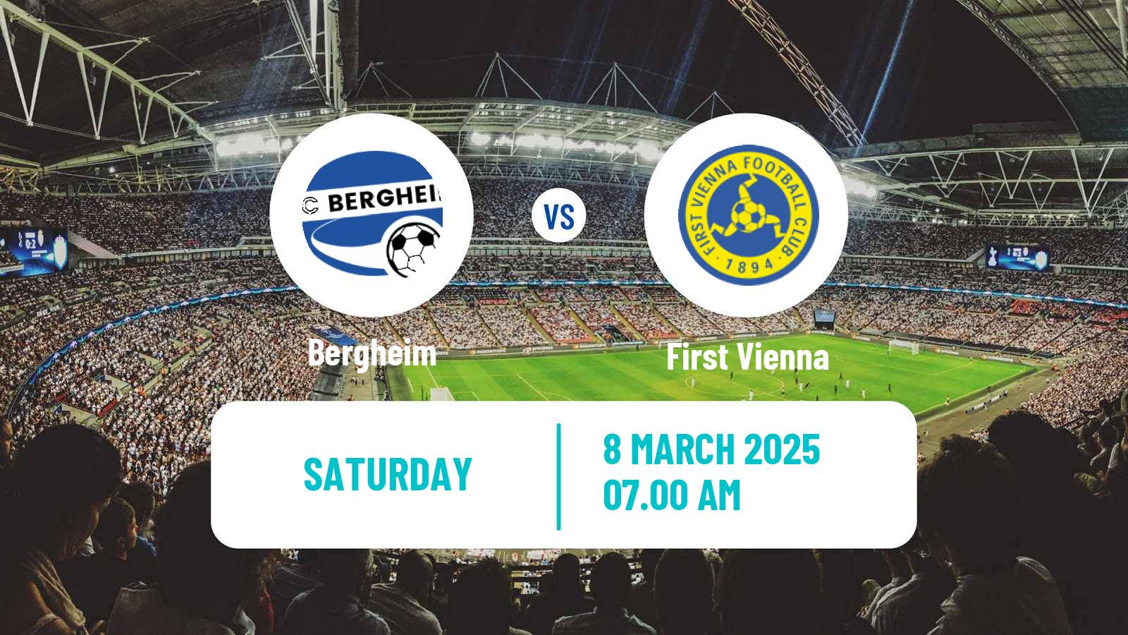 Soccer Austrian Bundesliga Women Bergheim - First Vienna