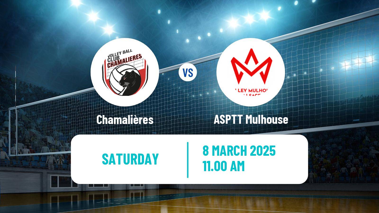 Volleyball French Ligue A Volleyball Women Chamalières - ASPTT Mulhouse
