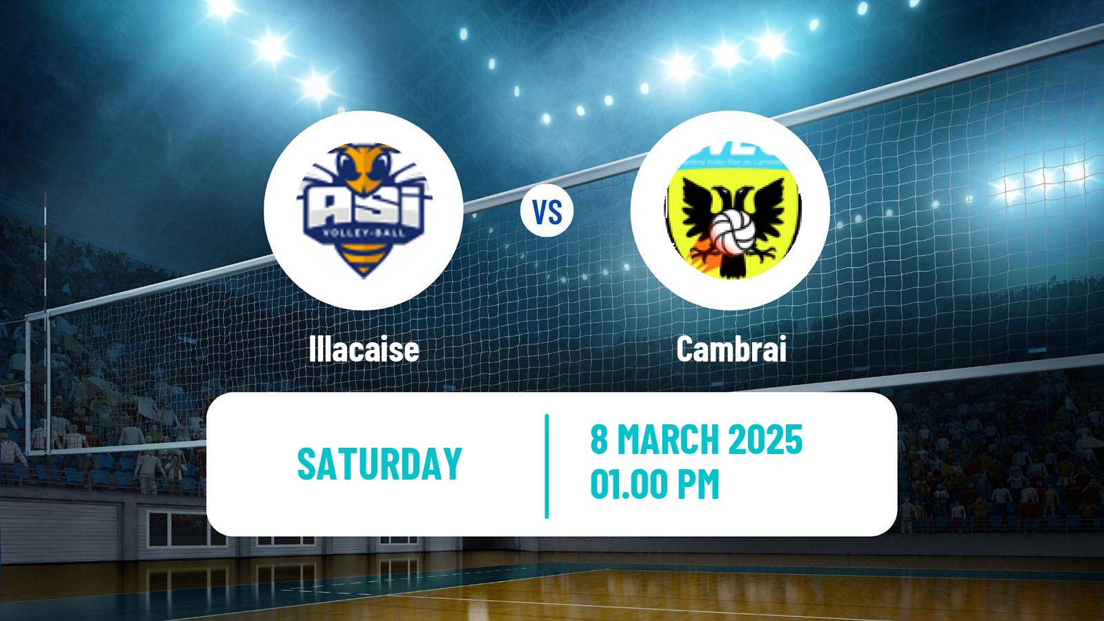 Volleyball French Ligue B Volleyball Illacaise - Cambrai