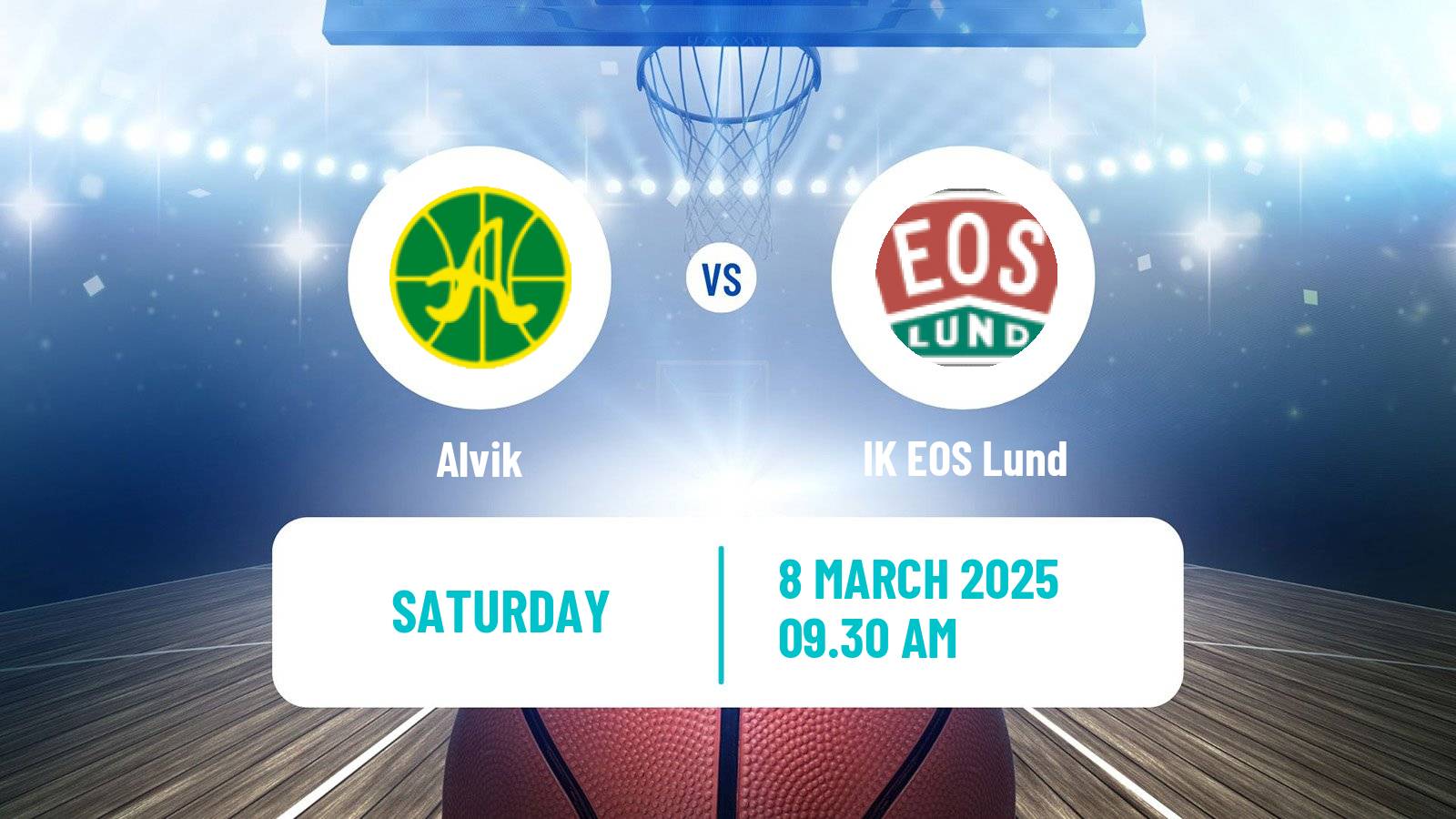 Basketball Swedish Basketligan Women Alvik - IK EOS Lund