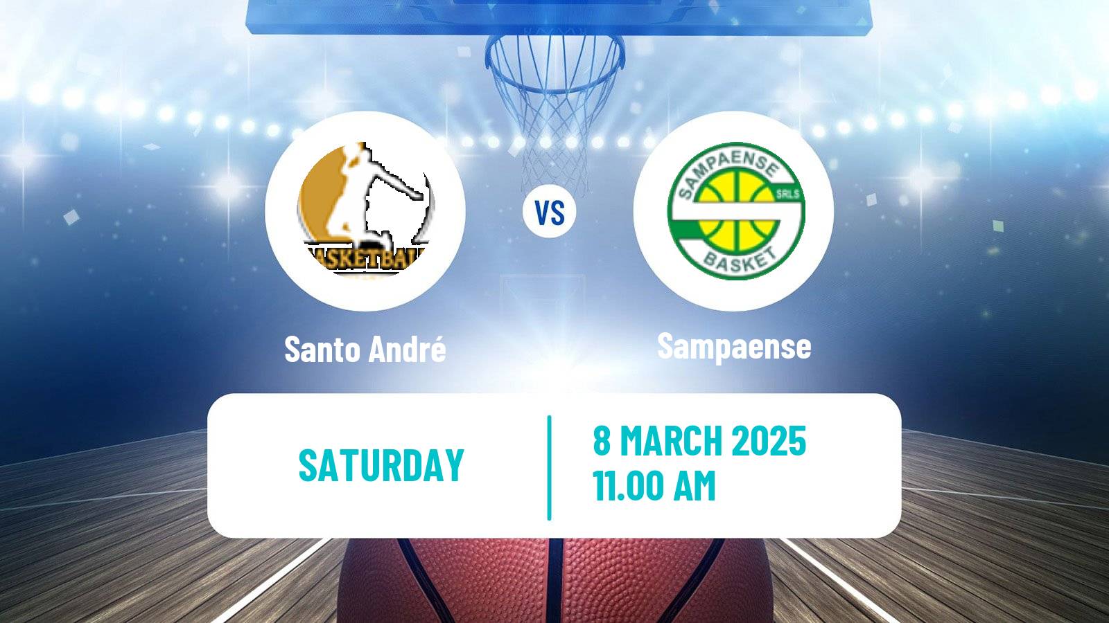 Basketball Portuguese Proliga Basketball Santo André - Sampaense