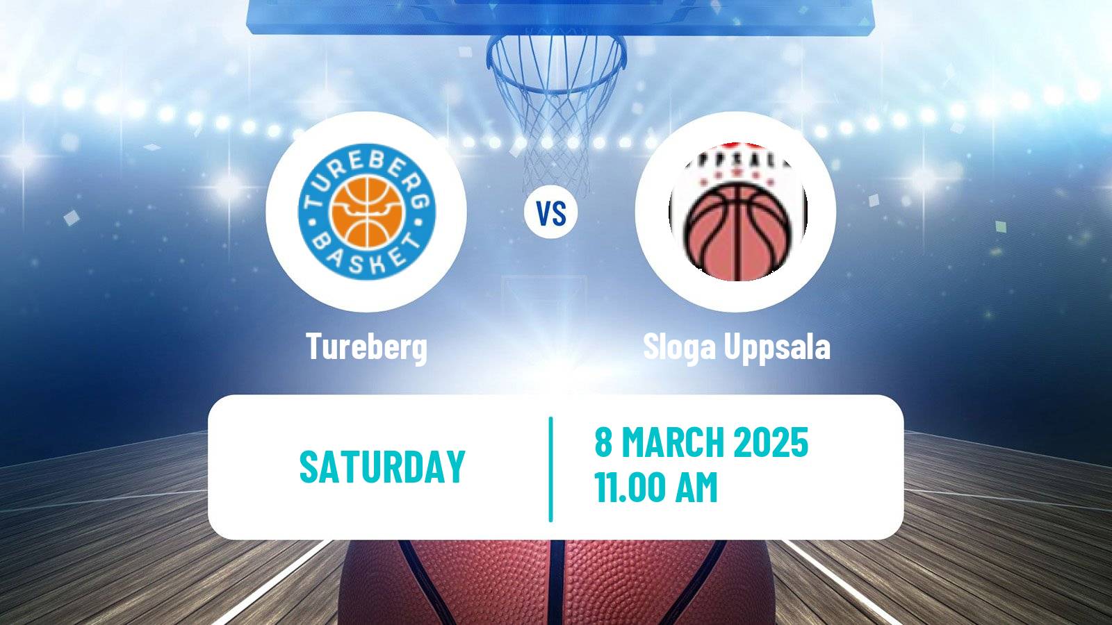 Basketball Swedish Superettan Basketball Tureberg - Sloga Uppsala