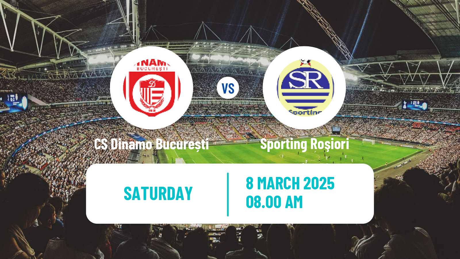 Soccer Romanian Liga 3 - Seria 4 CS Dinamo București - Sporting Roşiori
