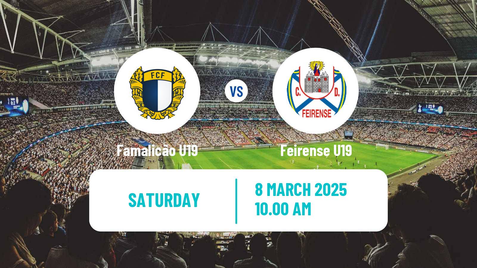 Soccer Portuguese Campeonato Nacional U19 Famalicão U19 - Feirense U19