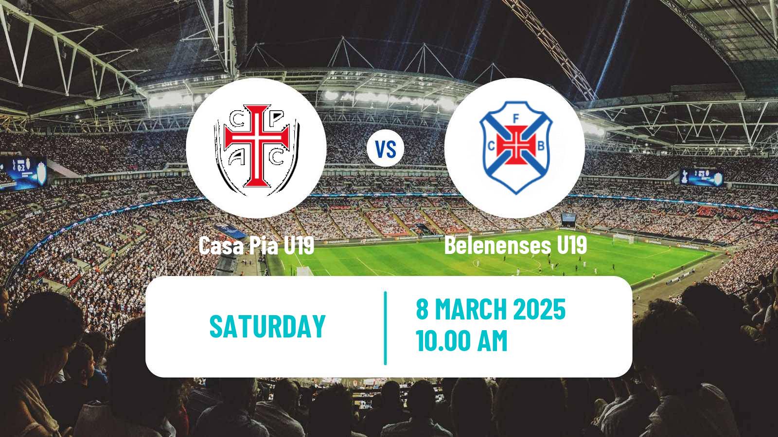 Soccer Portuguese Campeonato Nacional U19 Casa Pia U19 - Belenenses U19