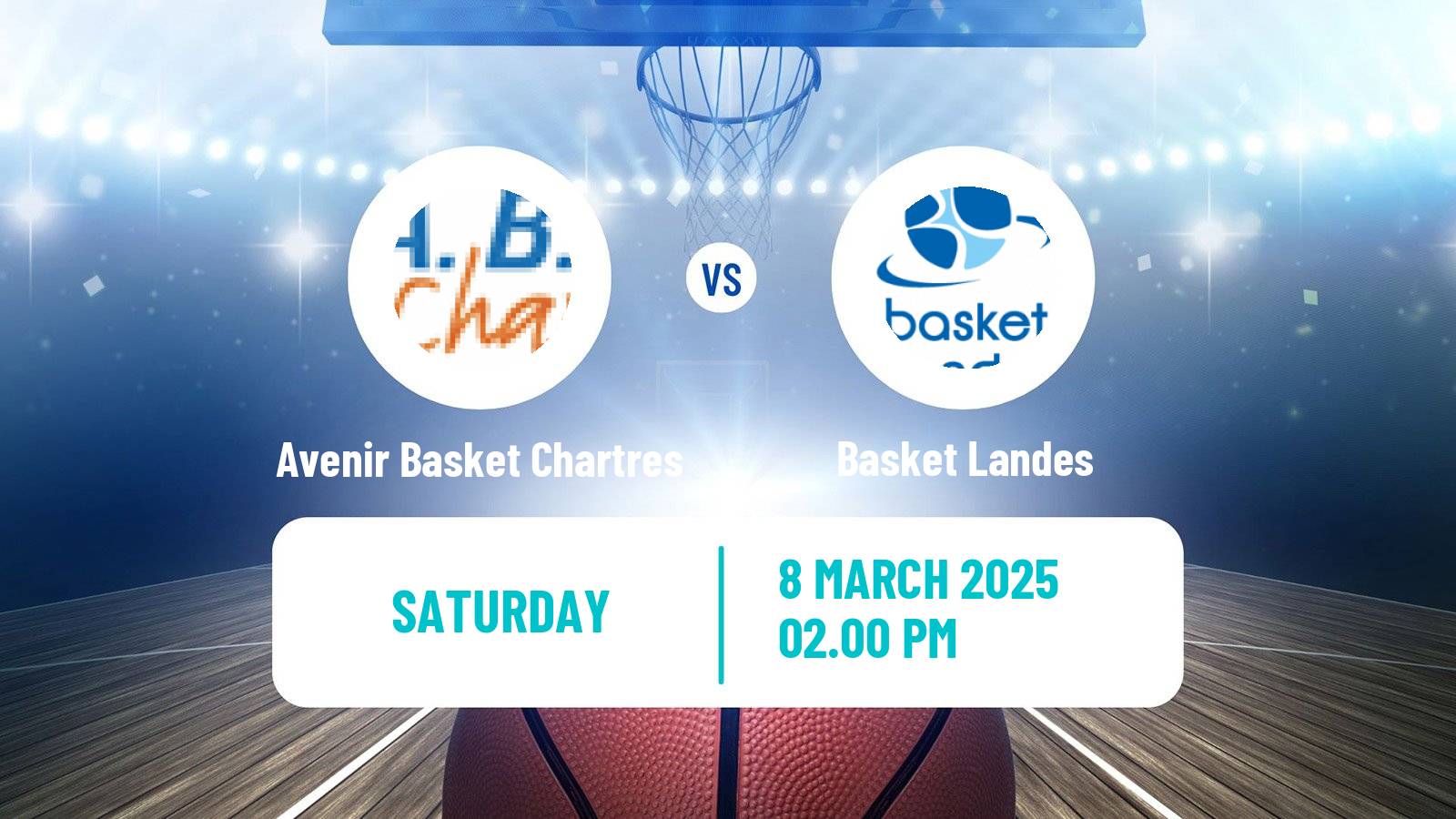 Basketball French LFB Avenir Basket Chartres - Basket Landes