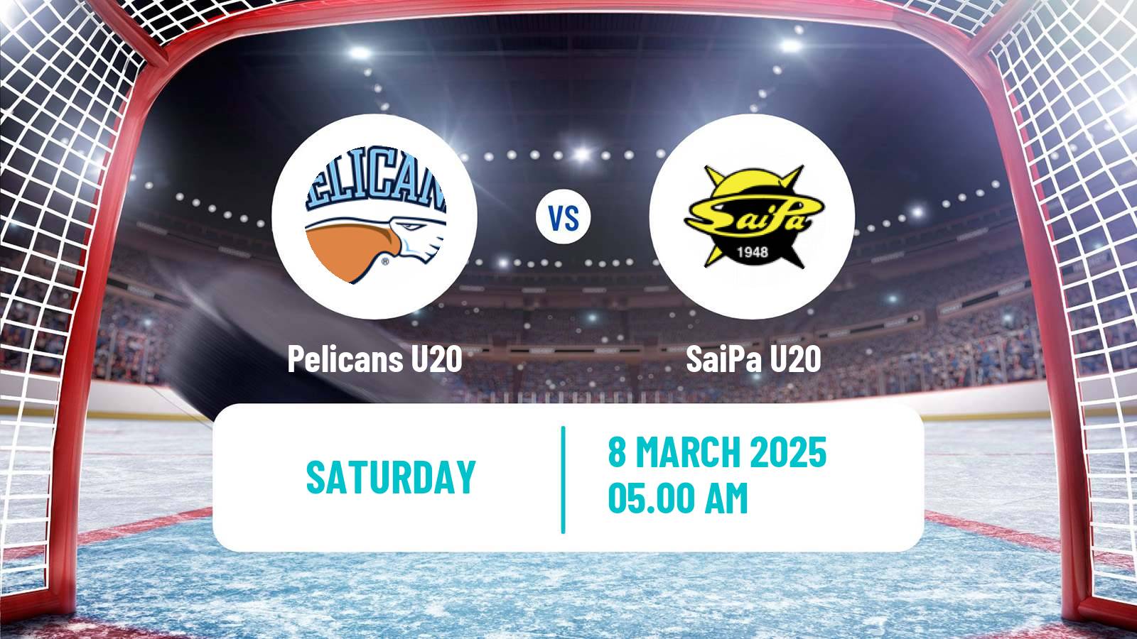 Hockey Finnish SM-sarja U20 Pelicans U20 - SaiPa U20