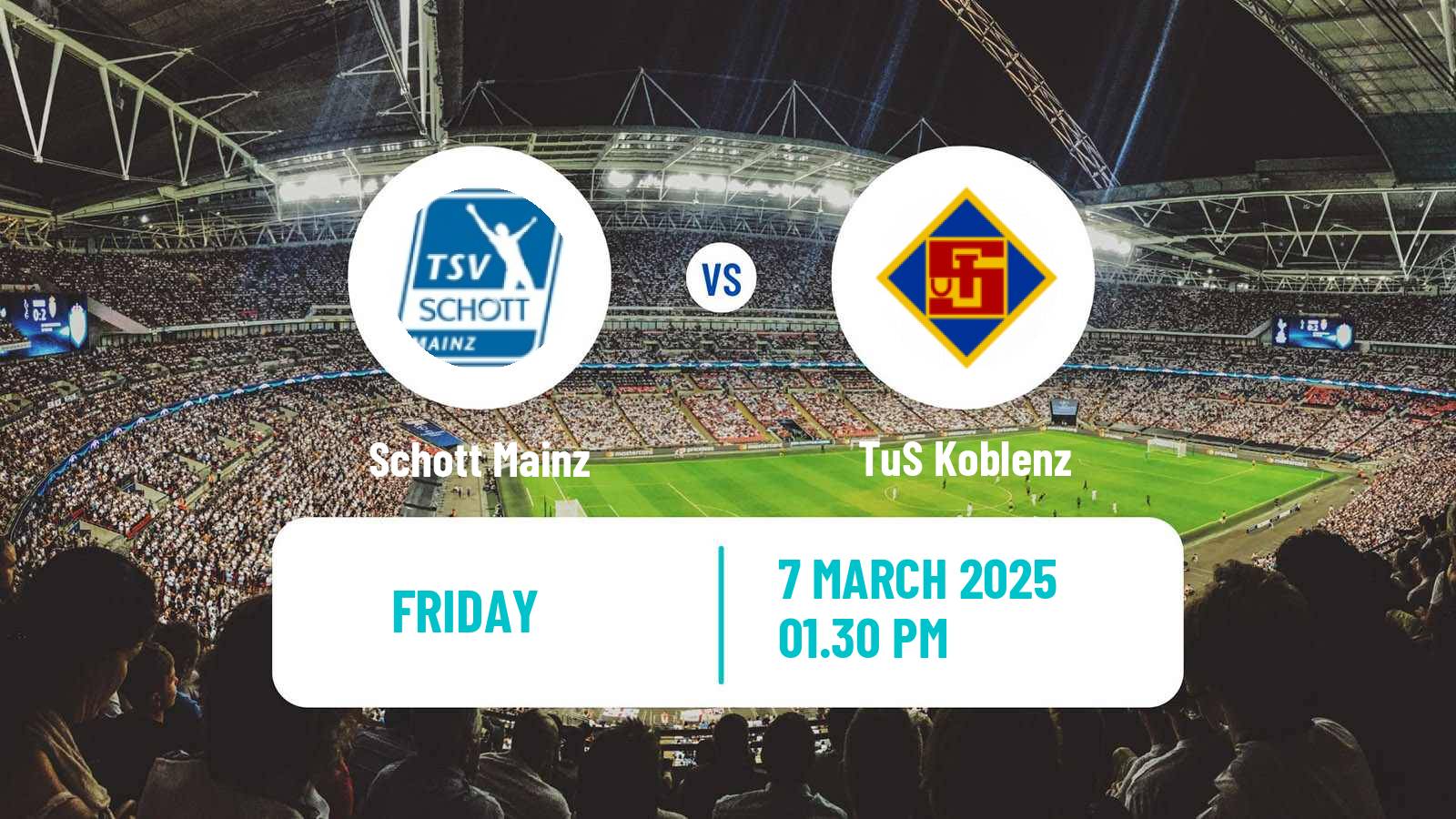 Soccer German Oberliga Rheinland-Pfalz/Saar Schott Mainz - TuS Koblenz