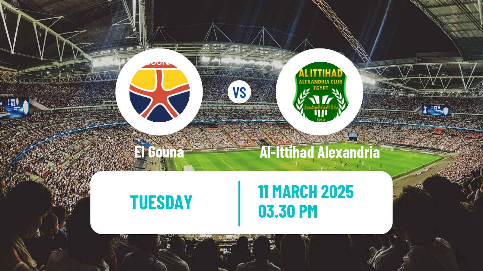 Soccer Egyptian Premier League El Gouna - Al-Ittihad Alexandria
