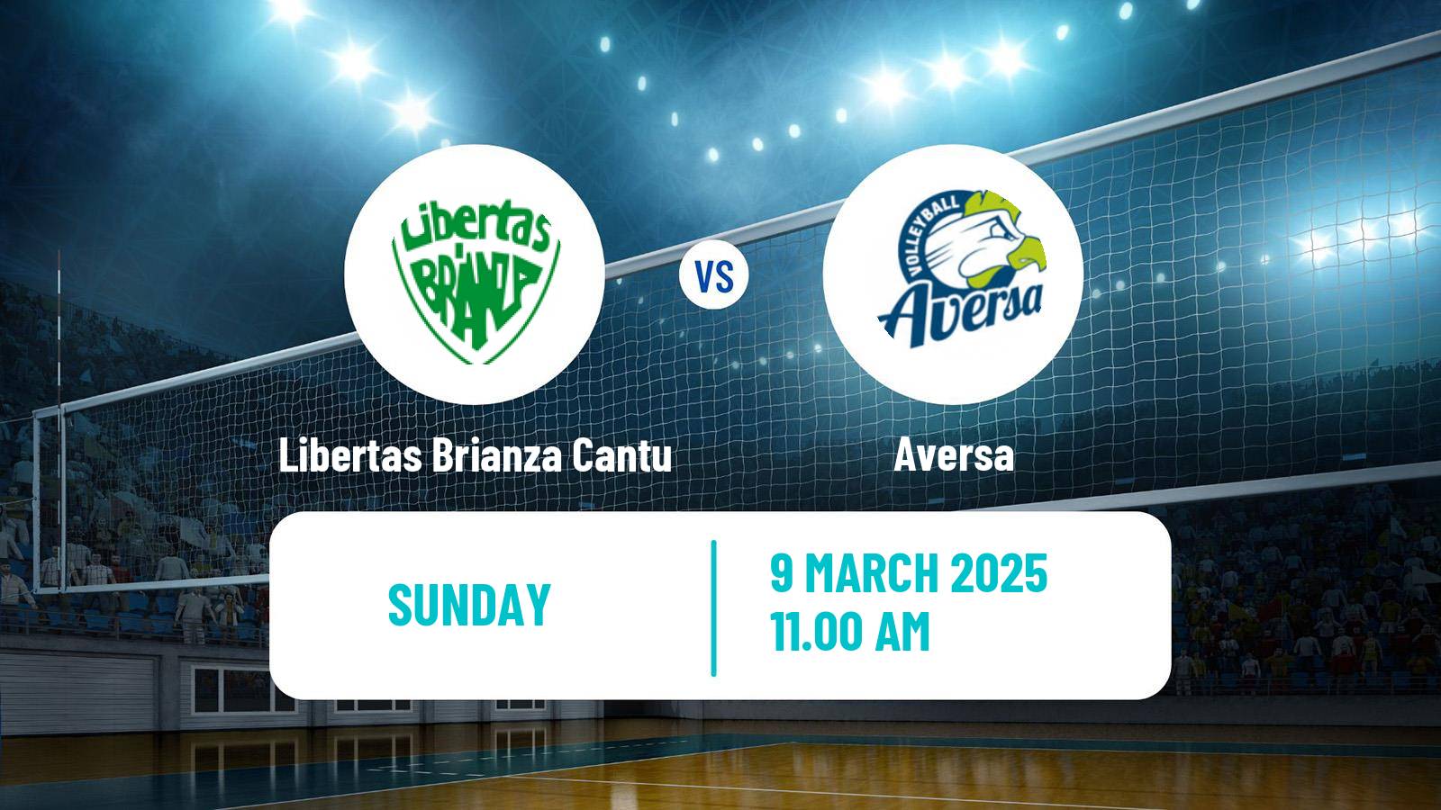 Volleyball Italian Serie A2 Volleyball Libertas Brianza Cantu - Aversa