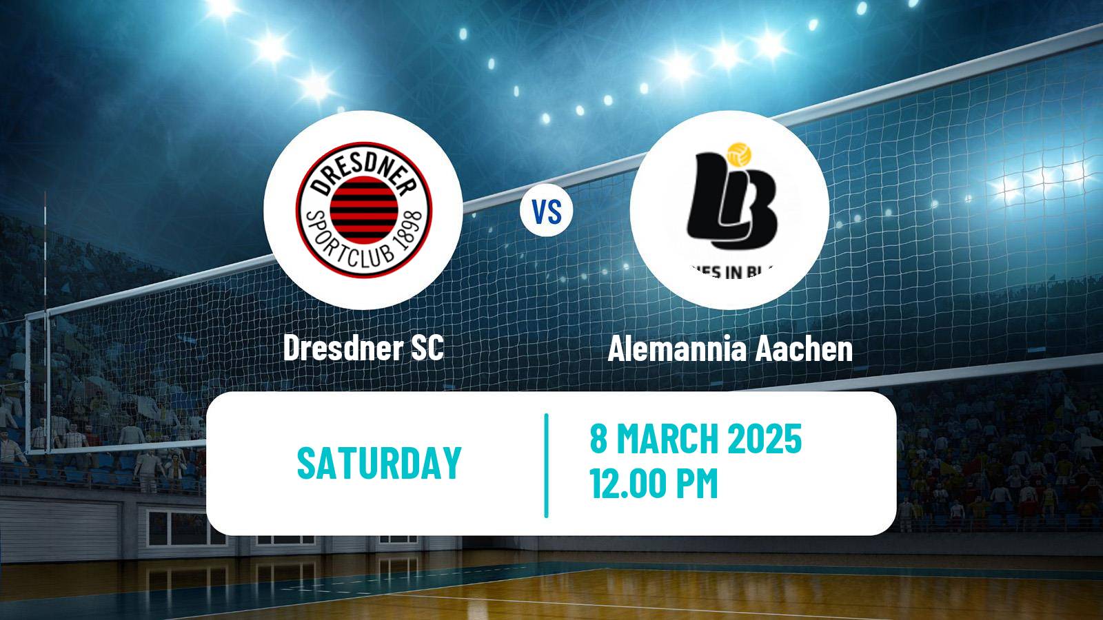 Volleyball German Bundesliga Volleyball Women Dresdner SC - Alemannia Aachen
