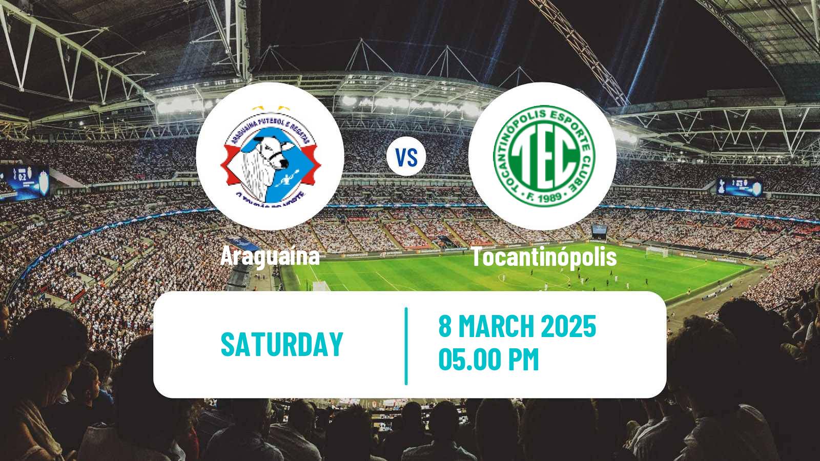 Soccer Brazilian Campeonato Tocantinense Araguaína - Tocantinópolis