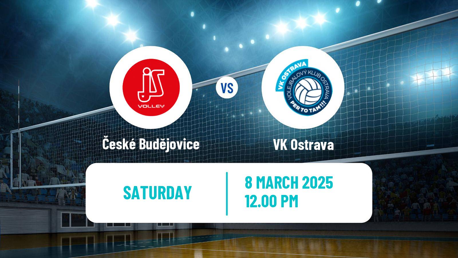 Volleyball Czech Extraliga Volleyball České Budějovice - Ostrava
