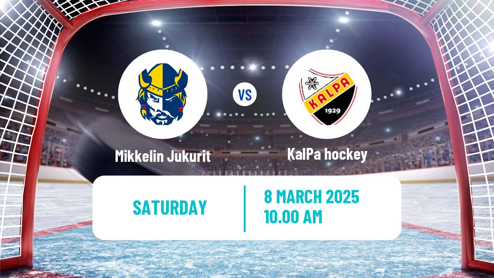 Hockey Finnish SM-liiga Mikkelin Jukurit - KalPa