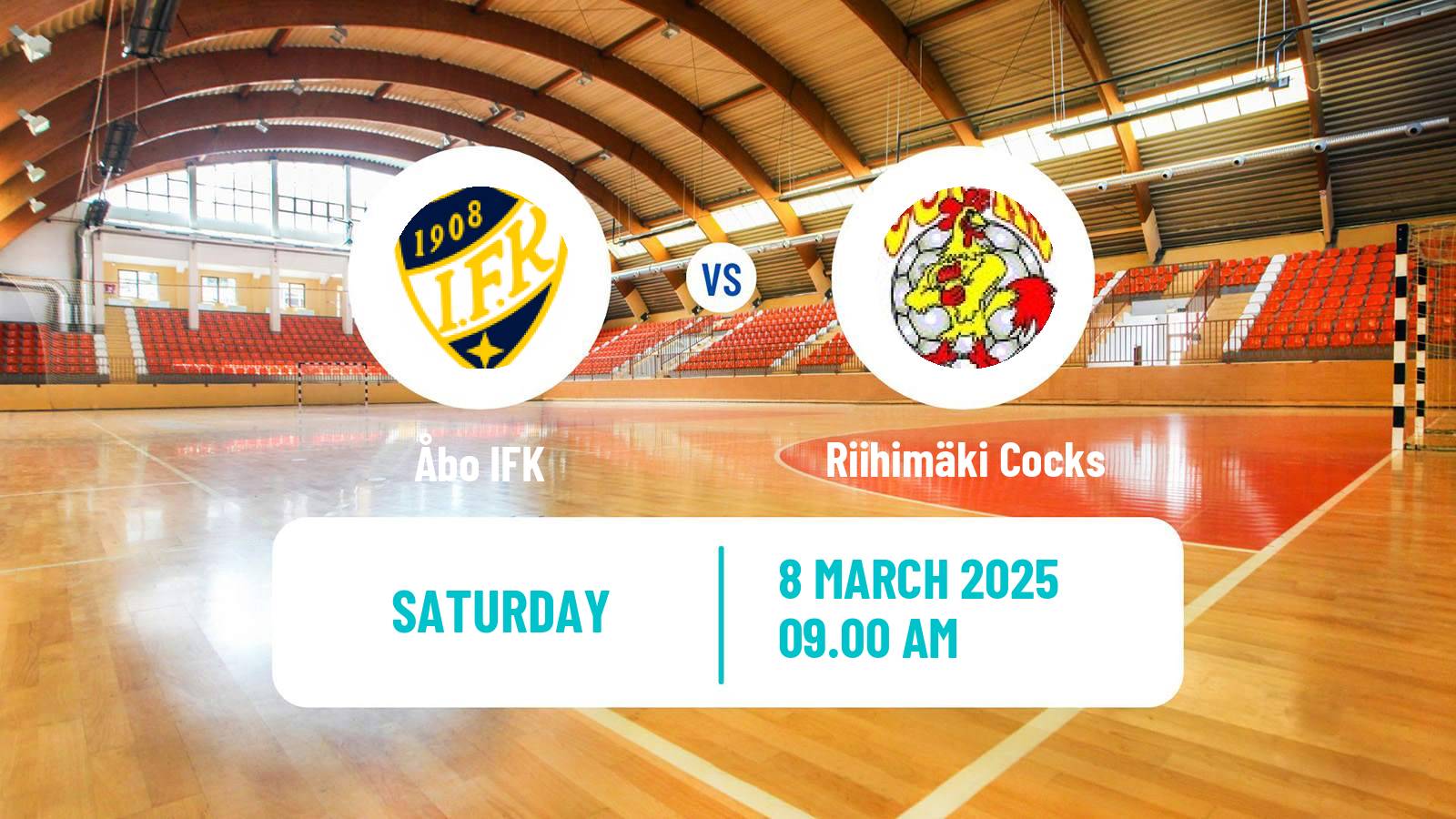 Handball Finnish SM-sarja Handball Åbo IFK - Riihimäki Cocks