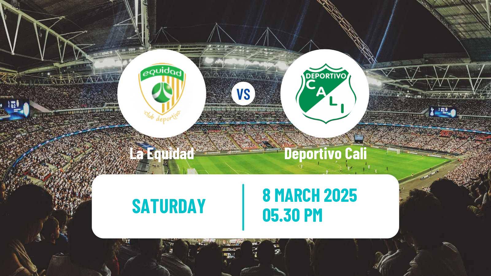 Soccer Colombian Liga Women La Equidad - Deportivo Cali