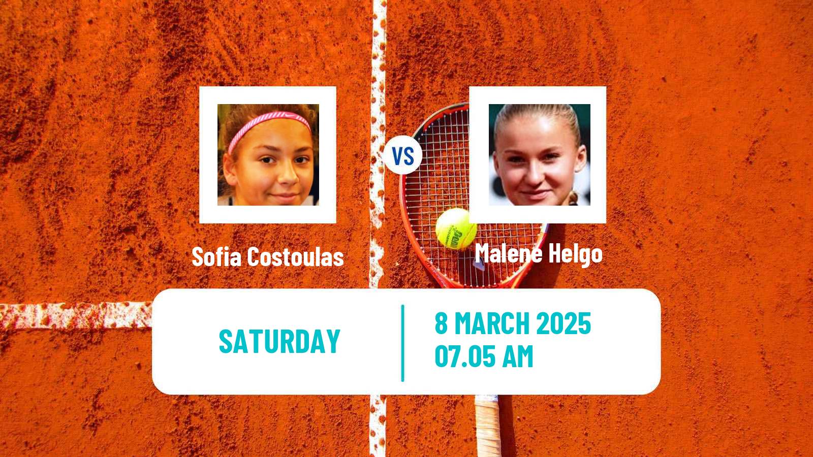 Tennis ITF W35 Helsinki Women Sofia Costoulas - Malene Helgo