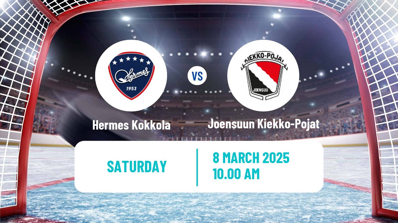 Hockey Finnish Mestis Hermes Kokkola - Joensuun Kiekko-Pojat