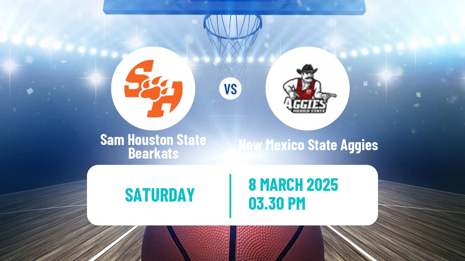 Basketball NCAA College Basketball Sam Houston State Bearkats - New Mexico State Aggies