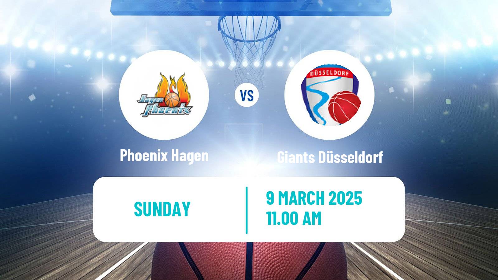 Basketball German Pro A Basketball Phoenix Hagen - Giants Düsseldorf