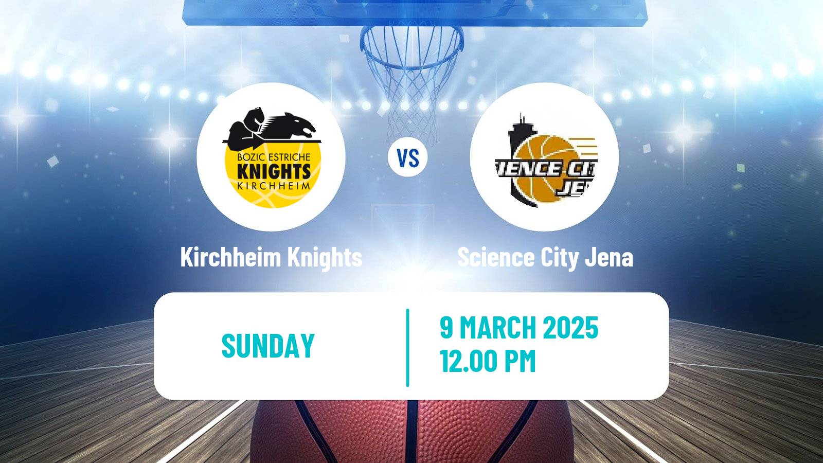 Basketball German Pro A Basketball Kirchheim Knights - Science City Jena