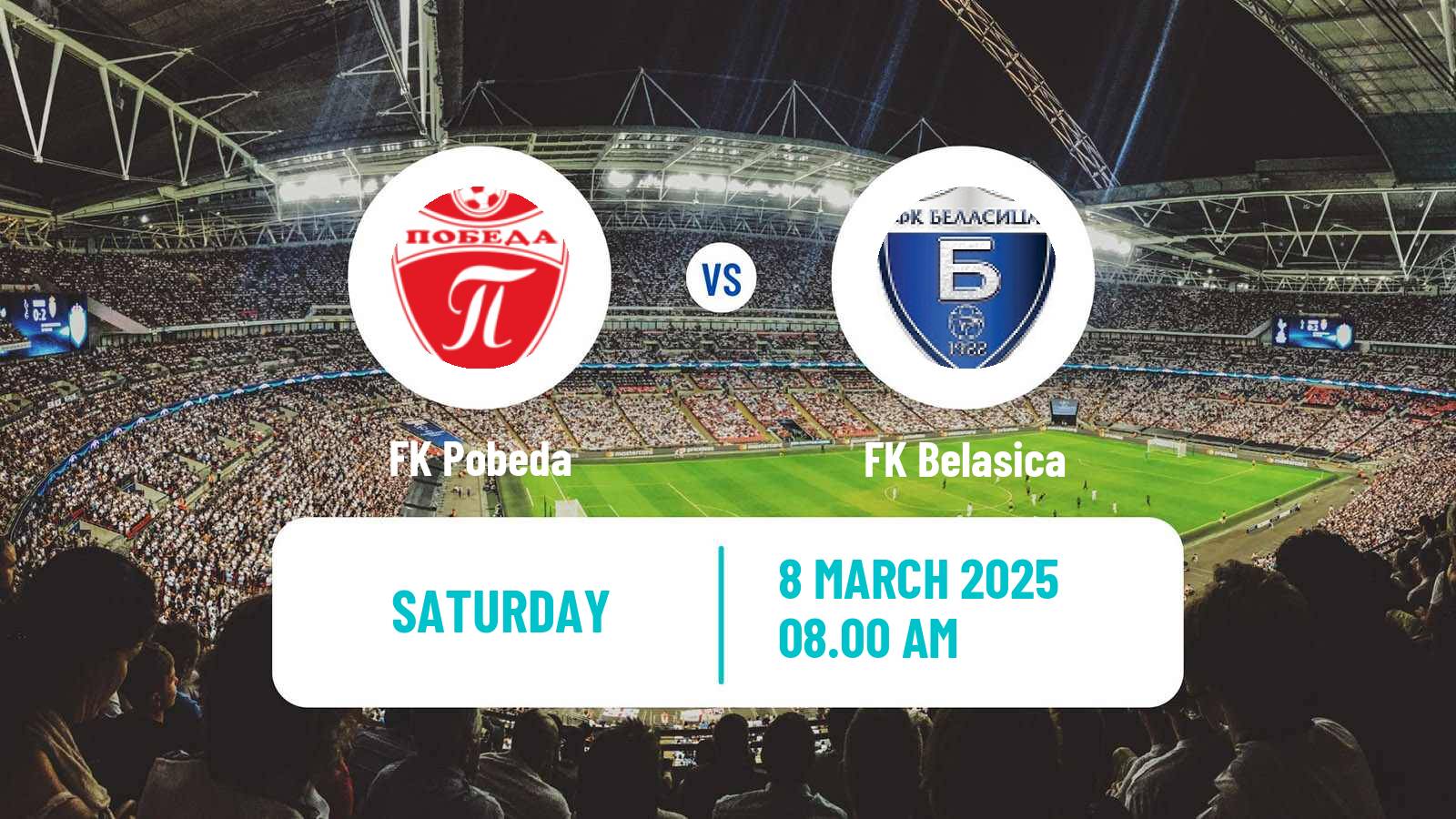 Soccer North Macedonian 2 MFL Pobeda - Belasica