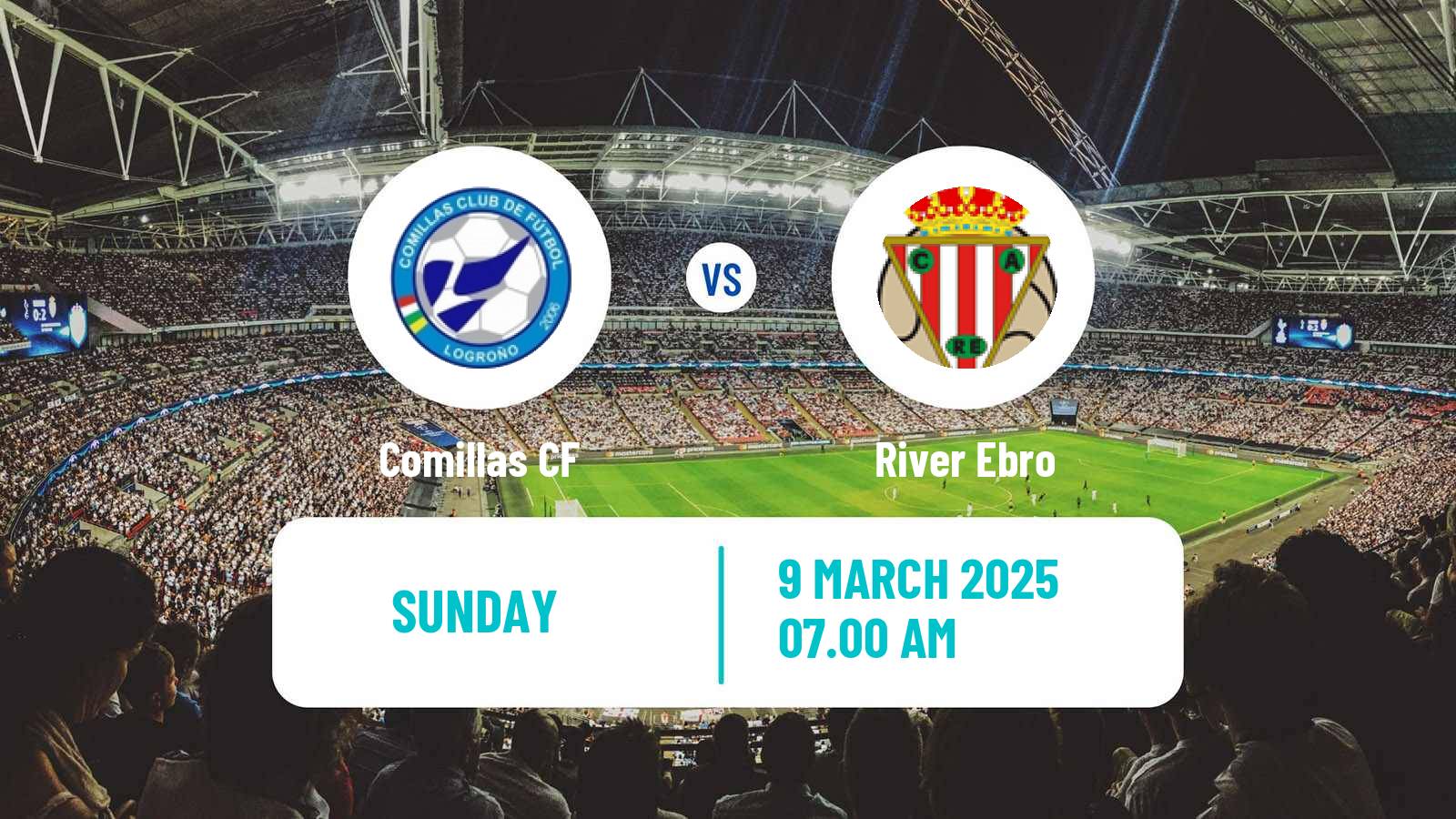 Soccer Spanish Tercera RFEF - Group 16 Comillas - River Ebro