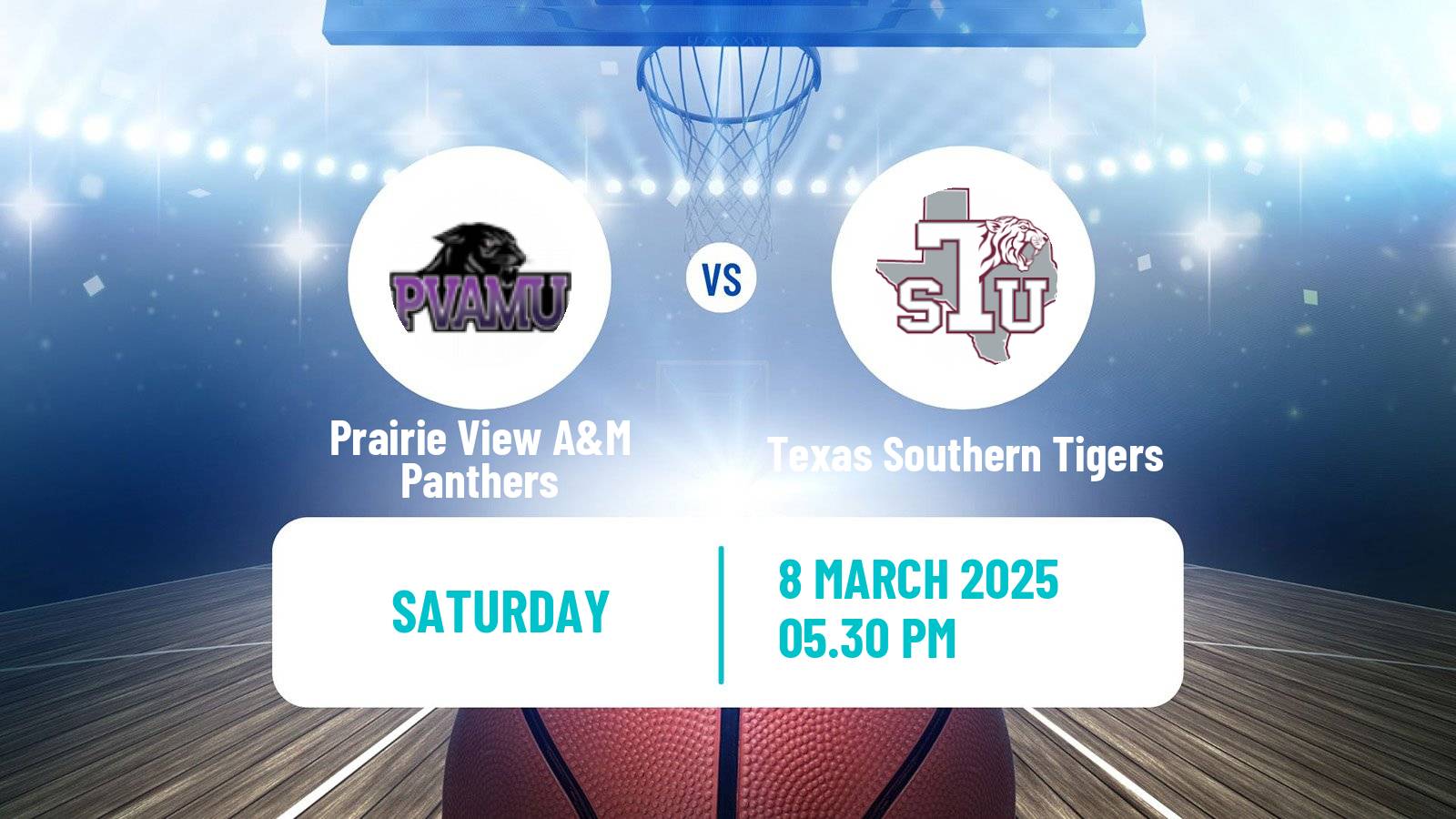 Basketball NCAA College Basketball Prairie View A&M Panthers - Texas Southern Tigers