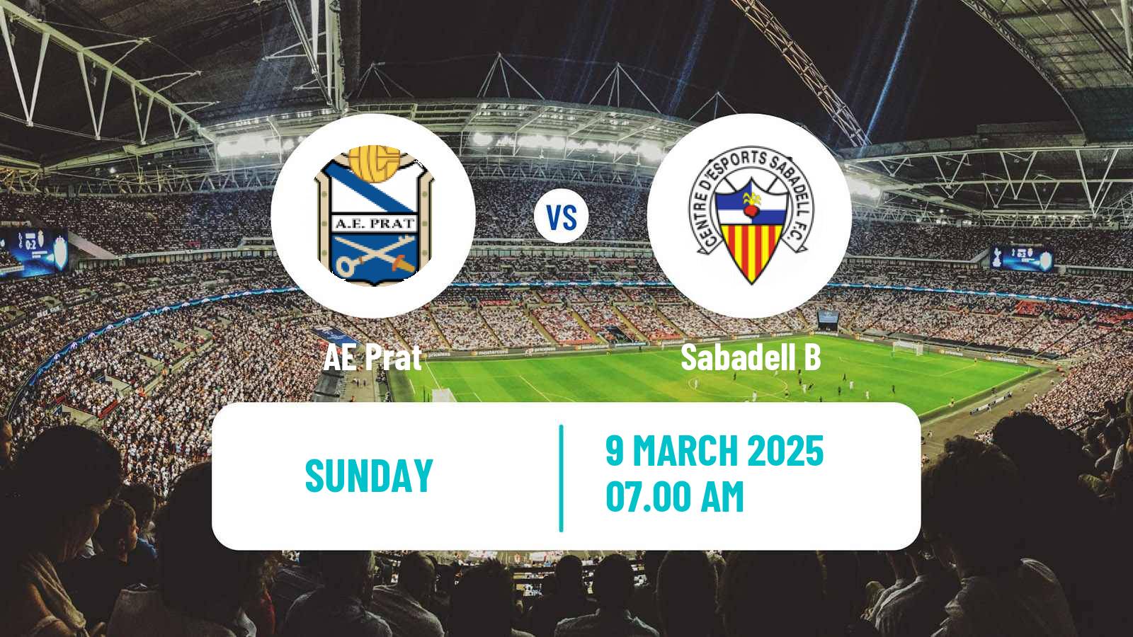 Soccer Spanish Tercera RFEF - Group 5 Prat - Sabadell B