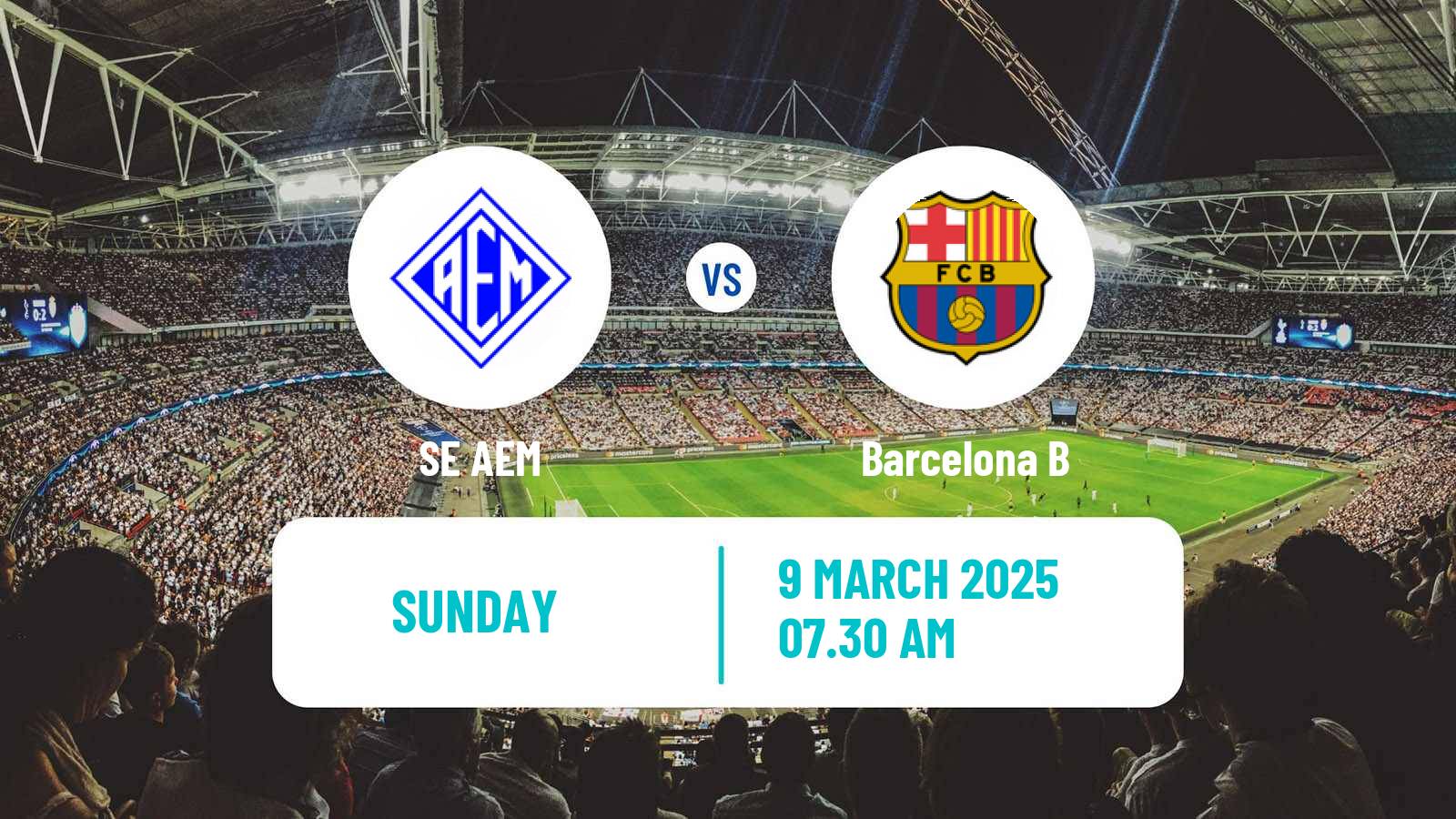 Soccer Spanish Primera Federacion Women SE AEM - Barcelona B