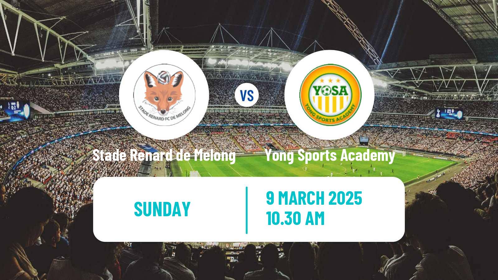 Soccer Cameroon Elite One Stade Renard de Melong - Yong Sports Academy