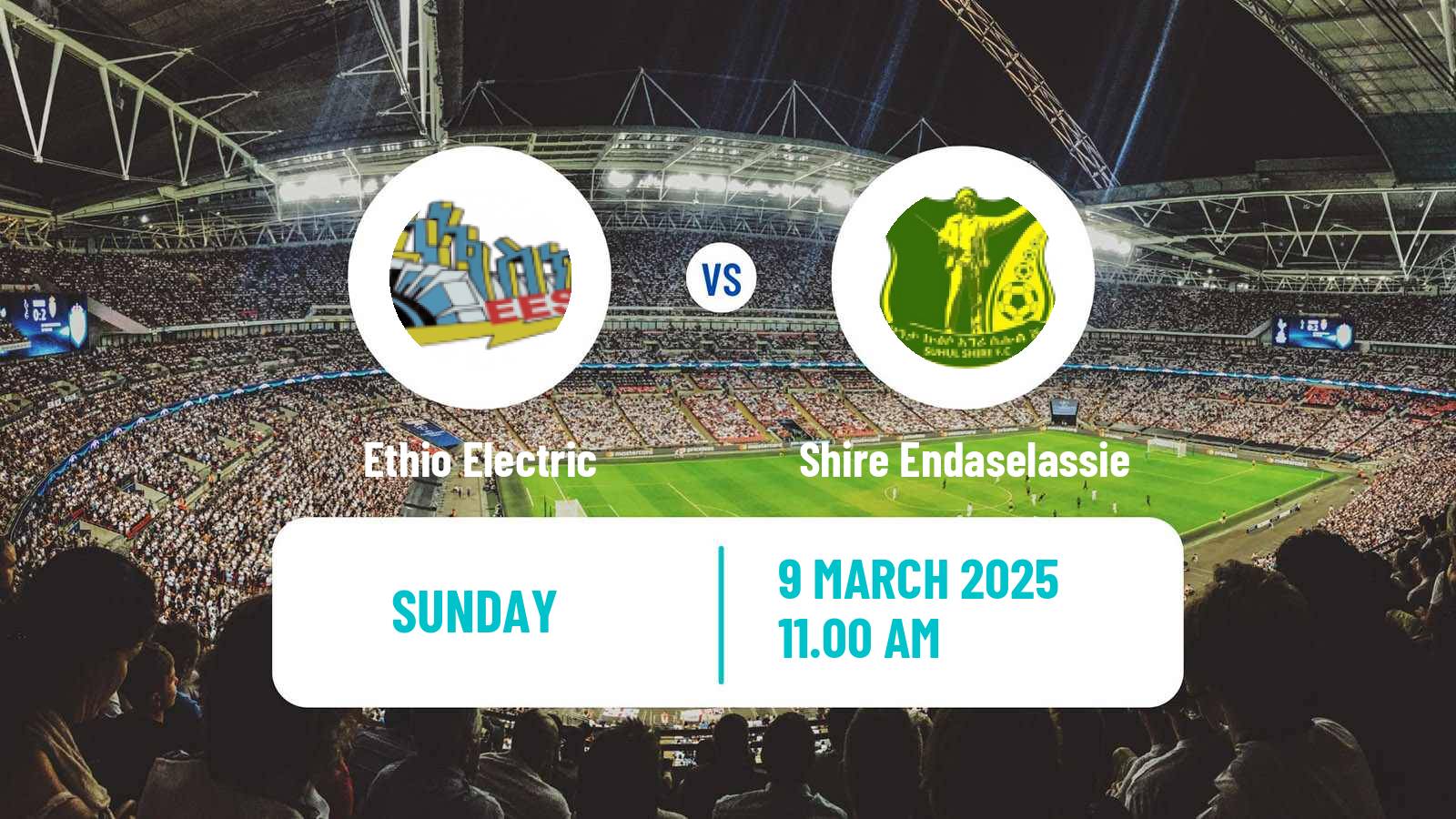 Soccer Ethiopian Premier League Ethio Electric - Shire Endaselassie