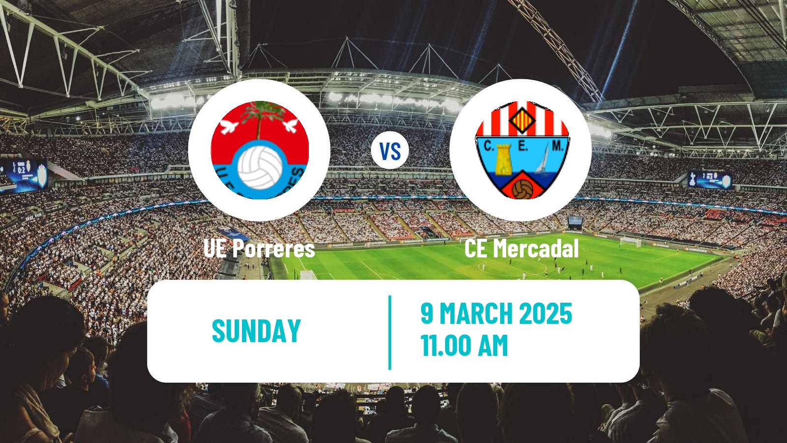 Soccer Spanish Tercera RFEF - Group 11 Porreres - Mercadal