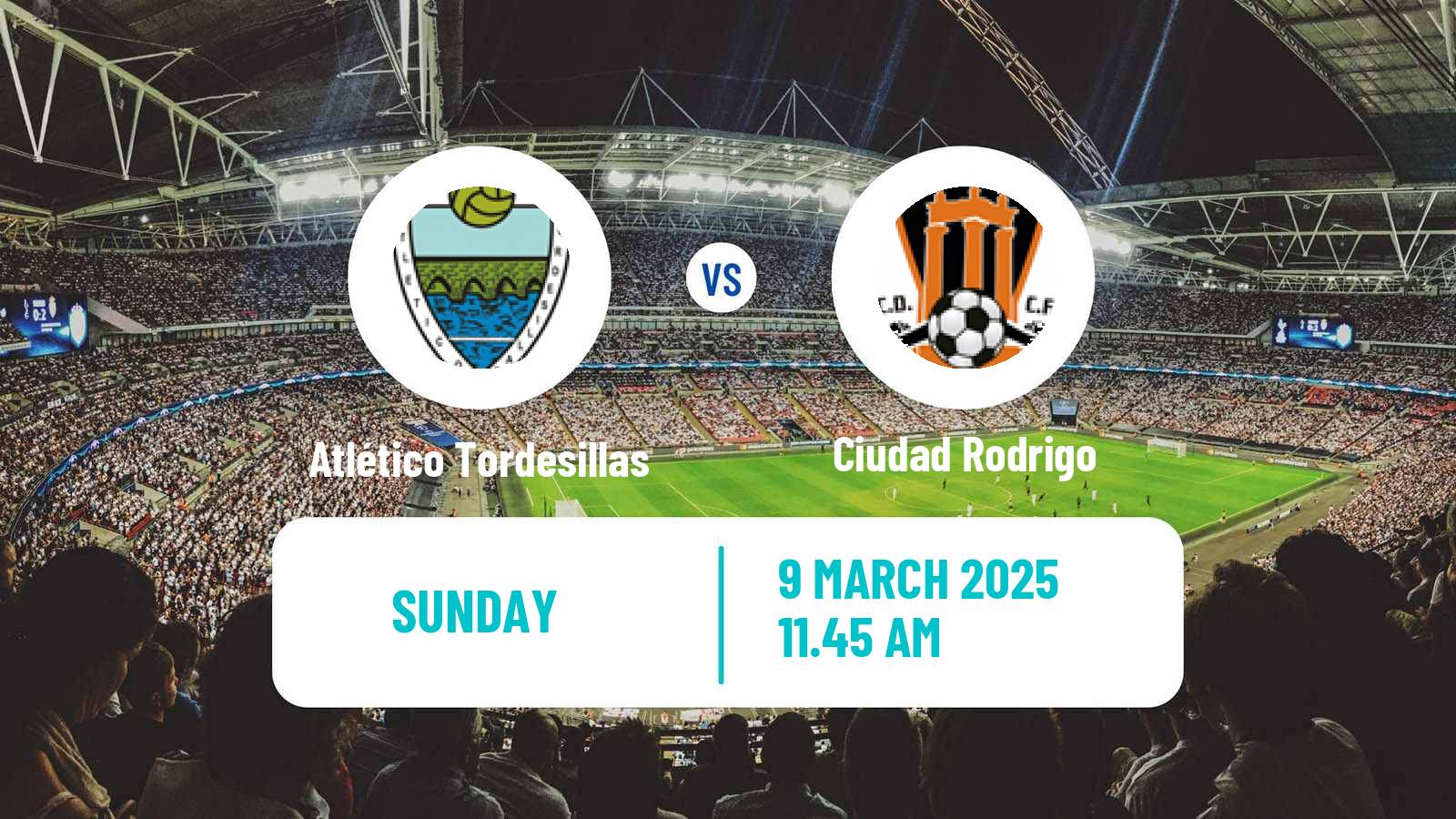Soccer Spanish Tercera RFEF - Group 8 Atlético Tordesillas - Ciudad Rodrigo