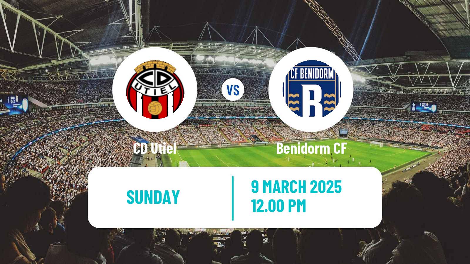 Soccer Spanish Tercera RFEF - Group 6 Utiel - Benidorm
