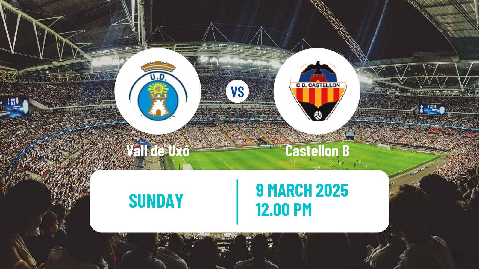 Soccer Spanish Tercera RFEF - Group 6 Vall de Uxó - Castellon B