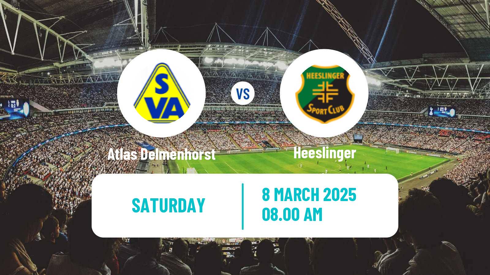 Soccer German Oberliga Niedersachsen Atlas Delmenhorst - Heeslinger