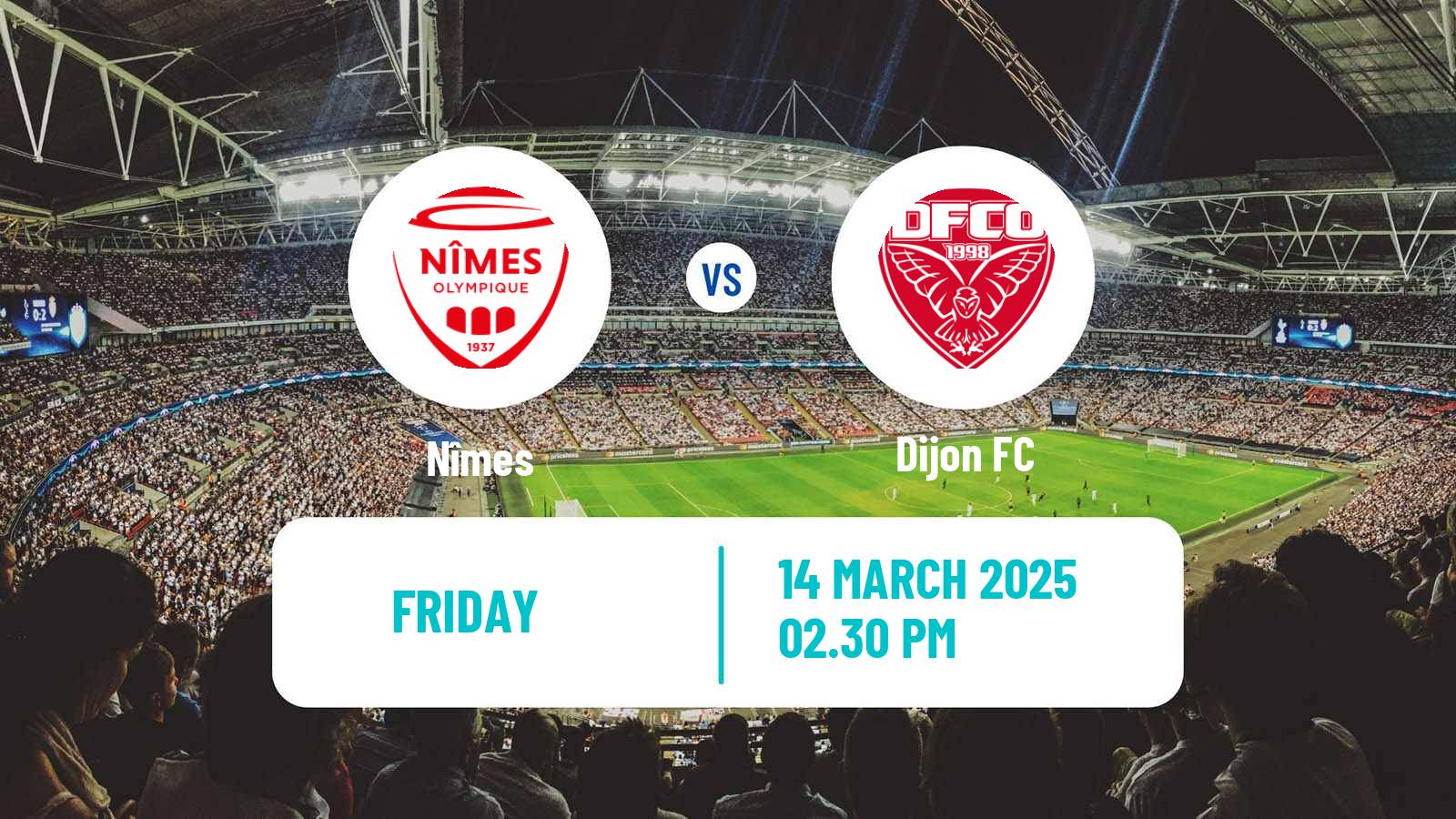 Soccer French National League Nîmes - Dijon