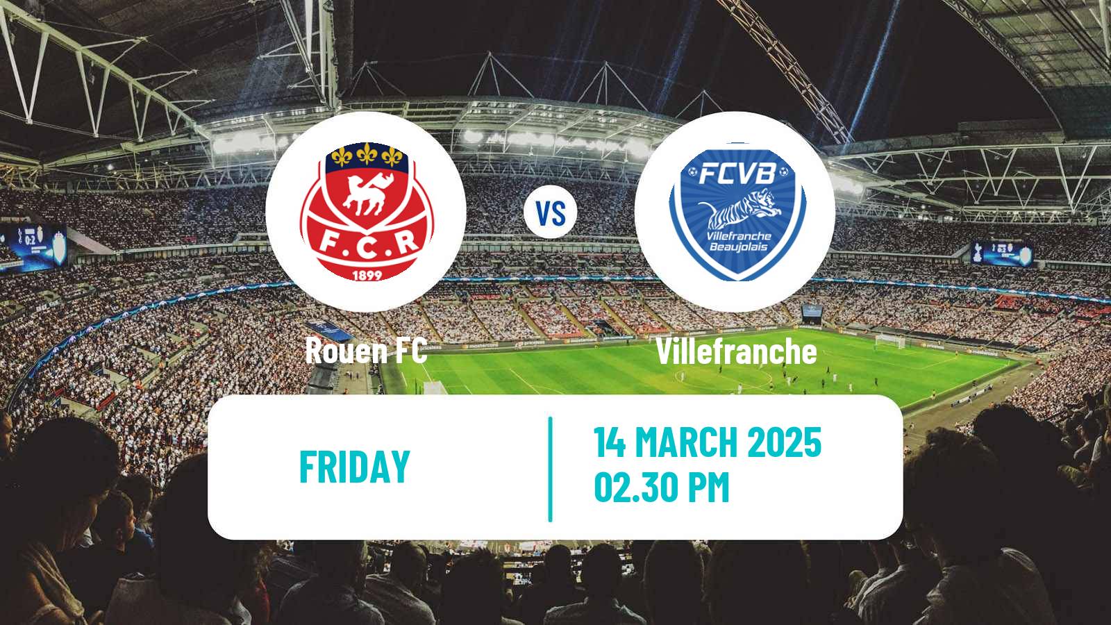 Soccer French National League Rouen FC - Villefranche