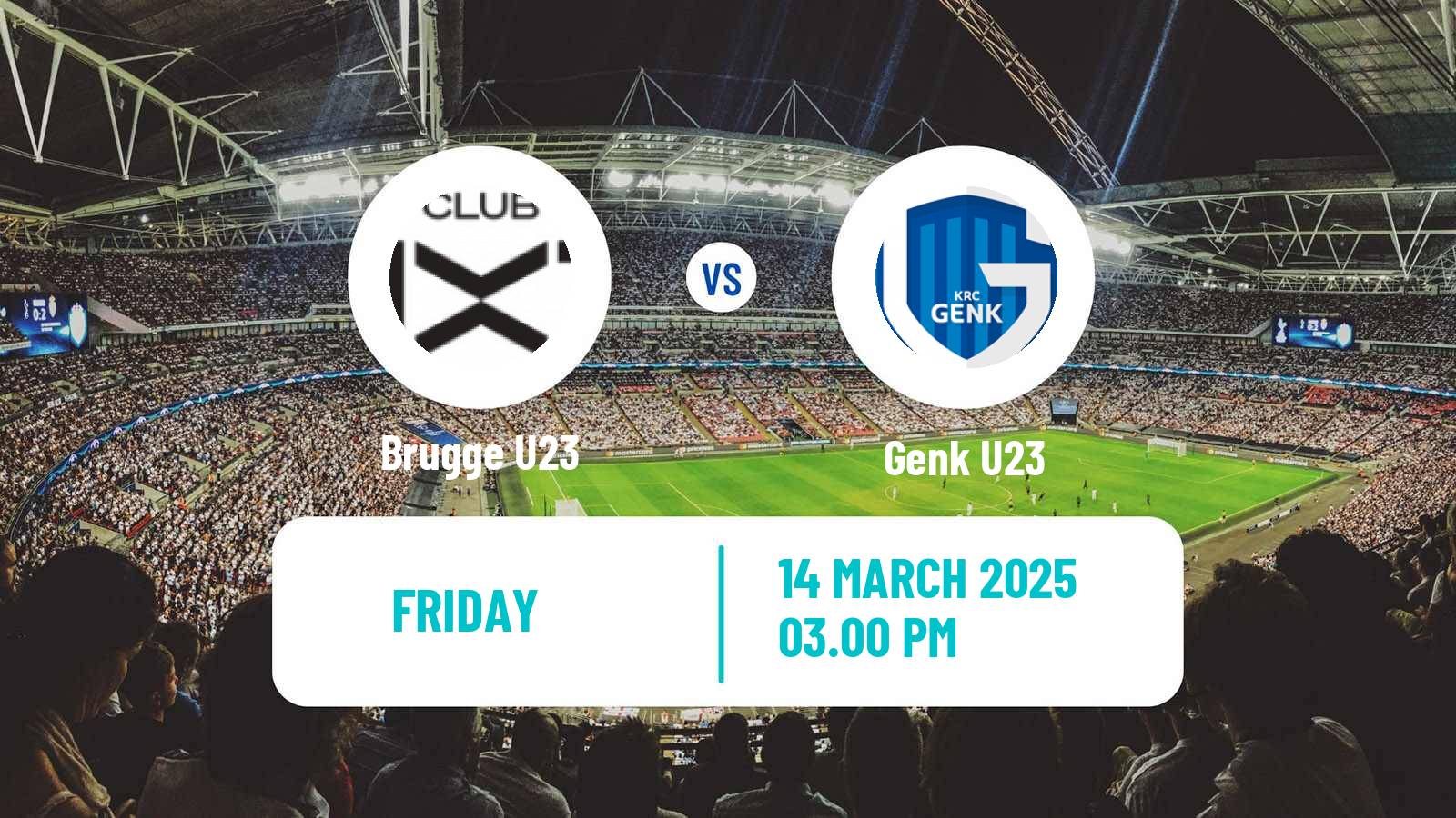 Soccer Belgian Сhallenger Pro League Brugge U23 - Genk U23