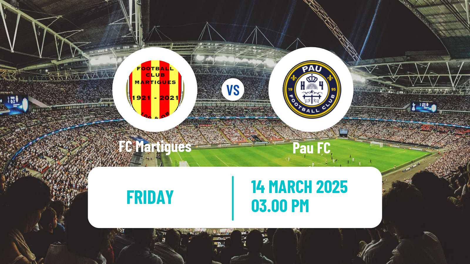 Soccer French Ligue 2 Martigues - Pau