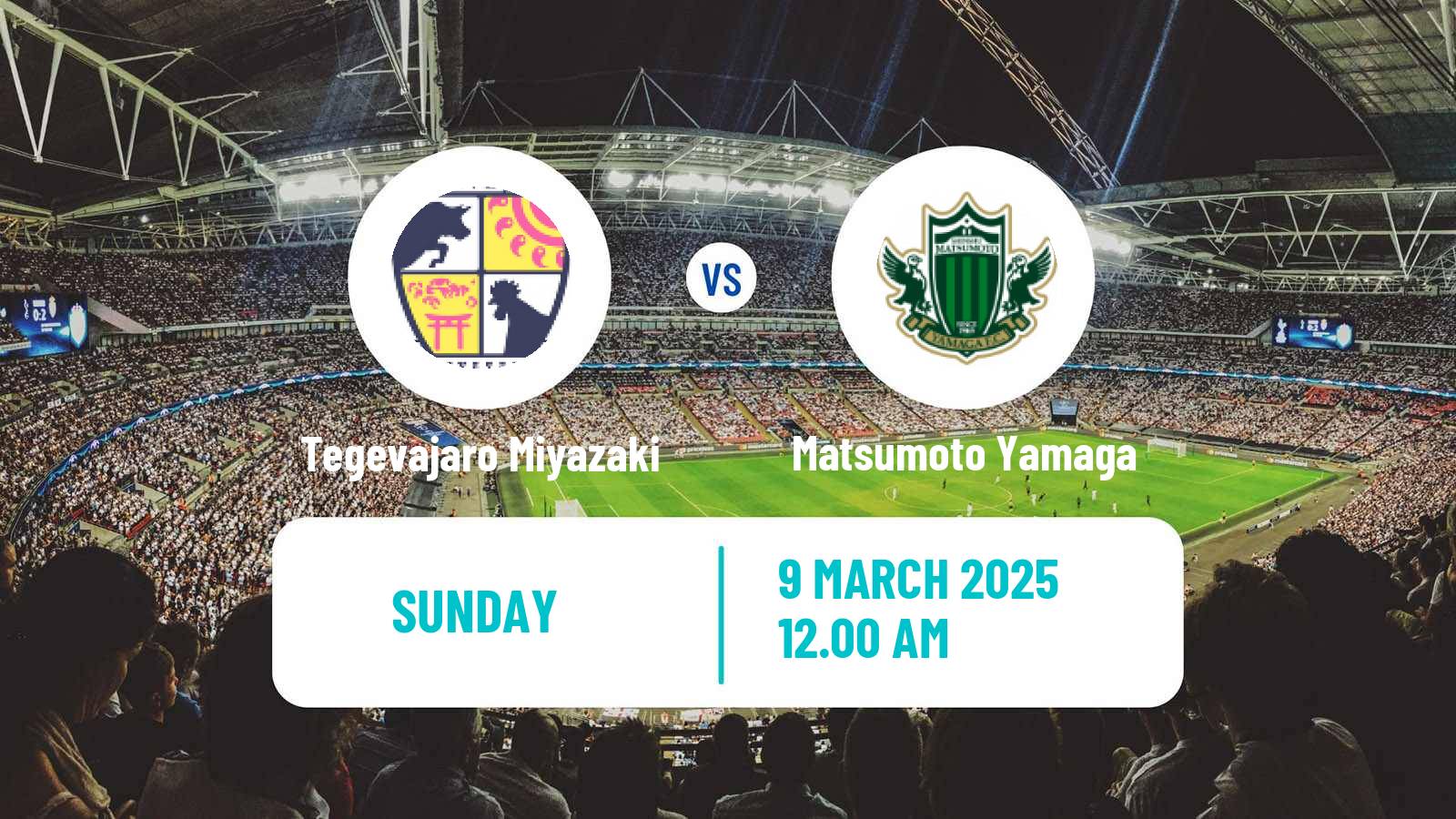 Soccer Japan J3 League Tegevajaro Miyazaki - Matsumoto Yamaga