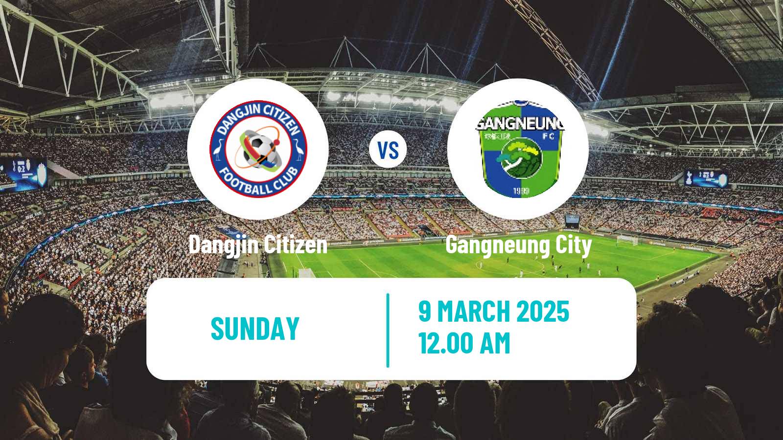 Soccer South Korean Cup Dangjin Citizen - Gangneung City