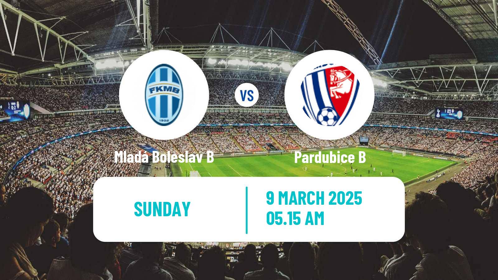 Soccer Czech CFL Group B Mladá Boleslav B - Pardubice B