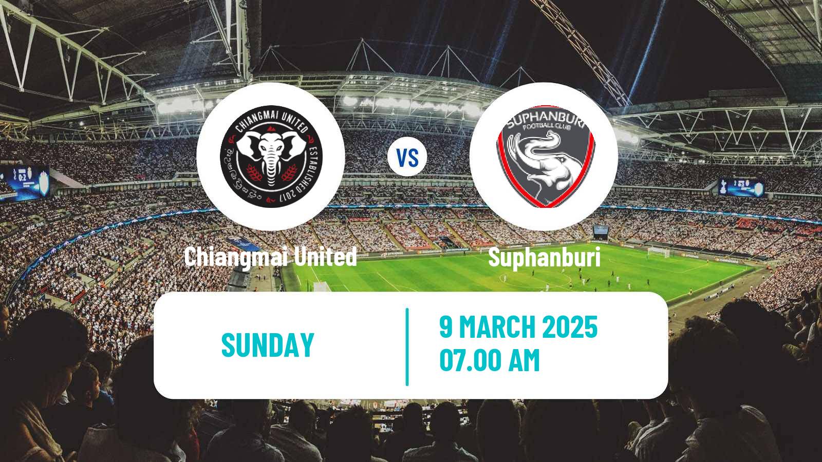 Soccer Thai League 2 Chiangmai United - Suphanburi