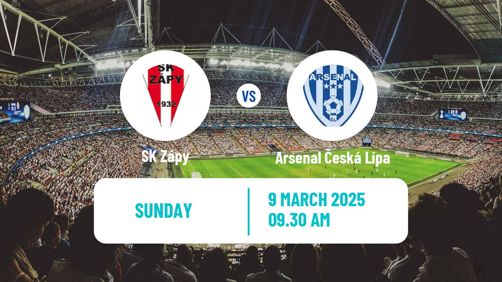 Soccer Czech CFL Group B Zápy - Arsenal Česká Lípa