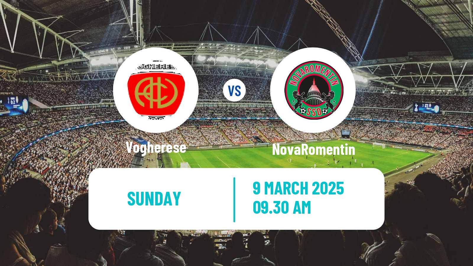 Soccer Italian Serie D - Group A Vogherese - NovaRomentin