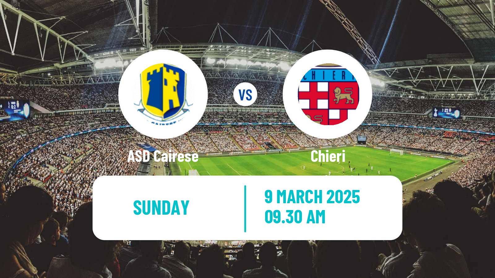 Soccer Italian Serie D - Group A Cairese - Chieri