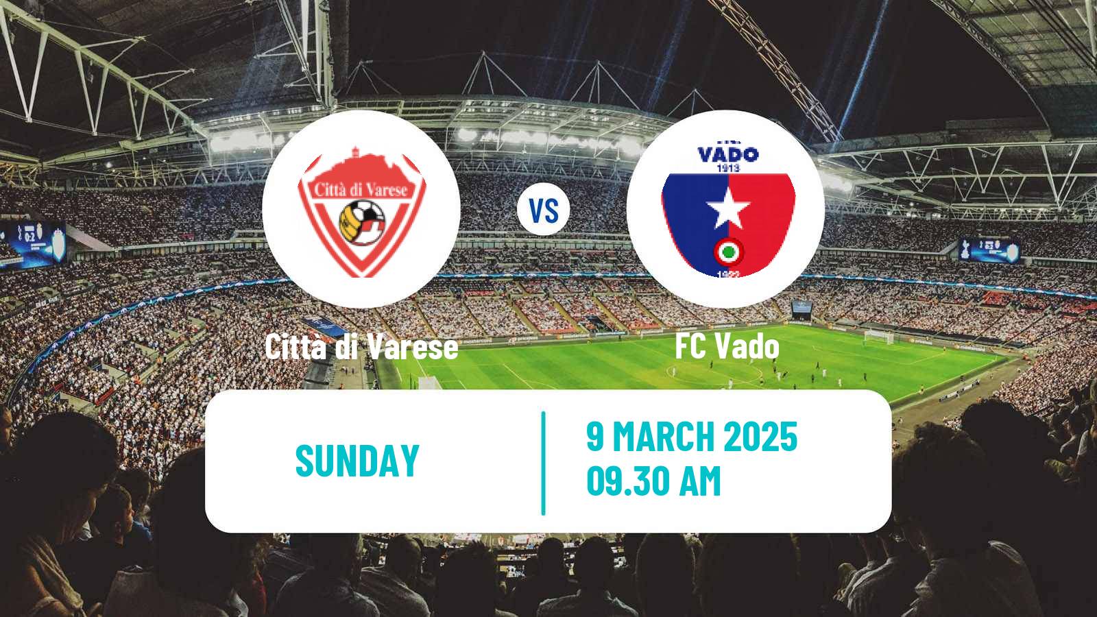 Soccer Italian Serie D - Group A Città di Varese - Vado