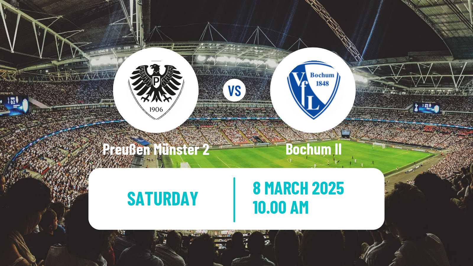 Soccer German Oberliga Westfalen Preußen Münster 2 - Bochum II